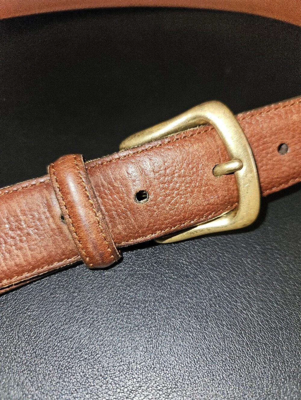 Vintage Coach  5952 Men's Sienna Brown Leather Belt. Size 40